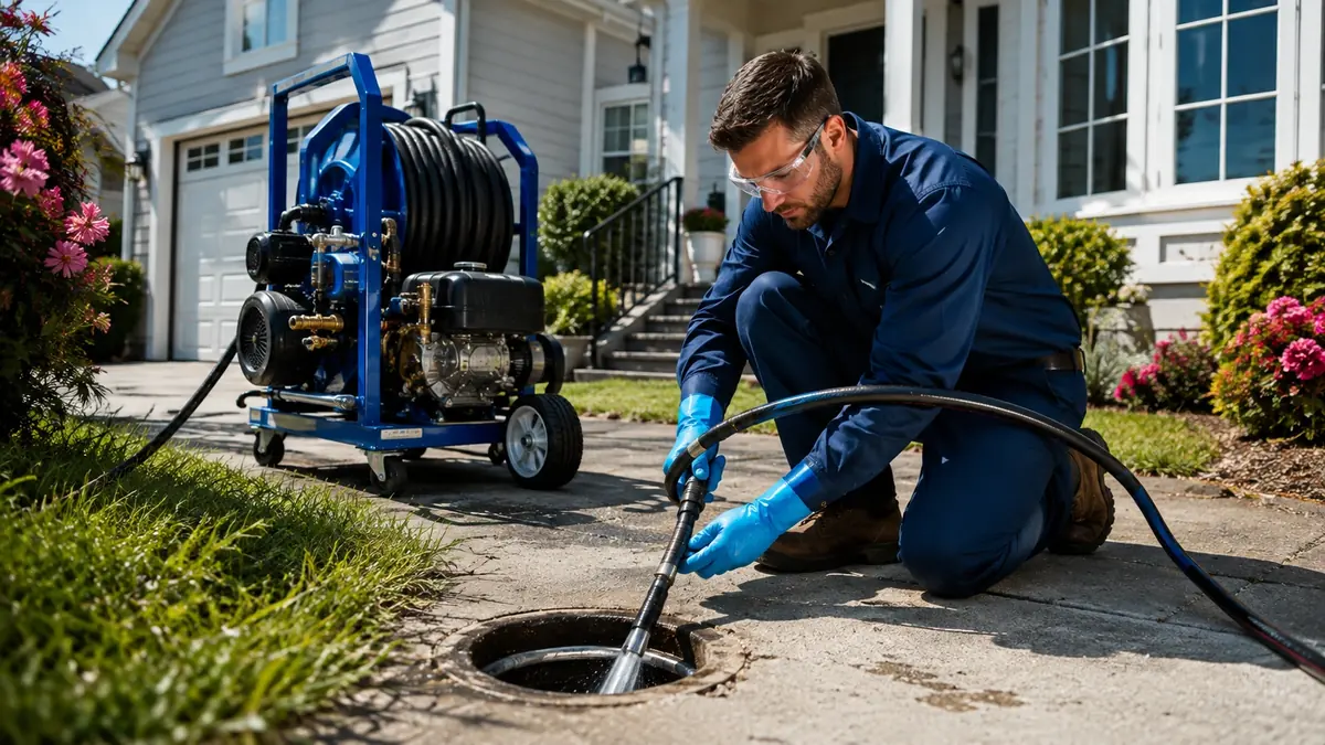 Residential Hydro Jet Drain Cleaning in Rancho Cordova
